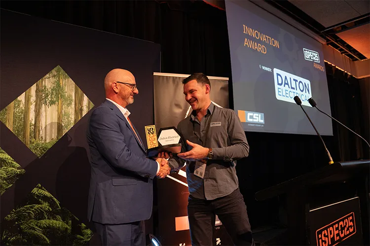 Dalton Phil Dan onstage award