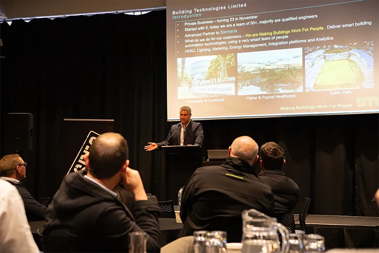 session small room building tech