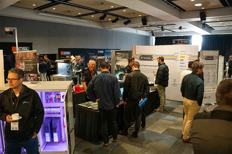 techlab exhibition floor